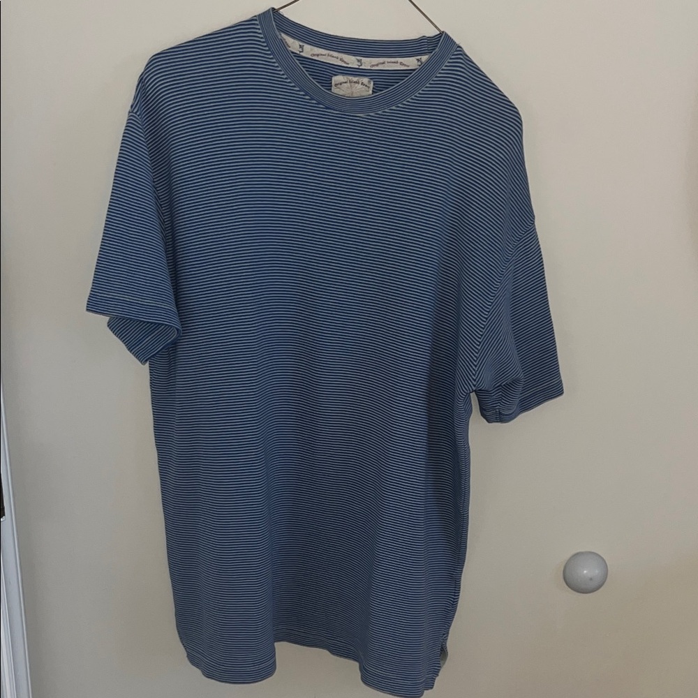 Vintage Blue Striped Men's Tee